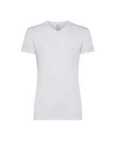 Alan Red V-Shirt Organic Vancouver 2Pack White