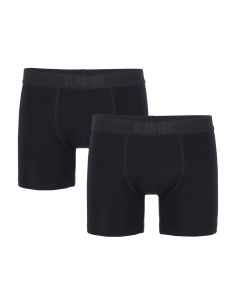 Alan Red Boxer Lasting 2 Pack Noir