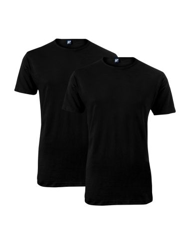 Alan Red Derby Long T-Shirt 2Pack Nero