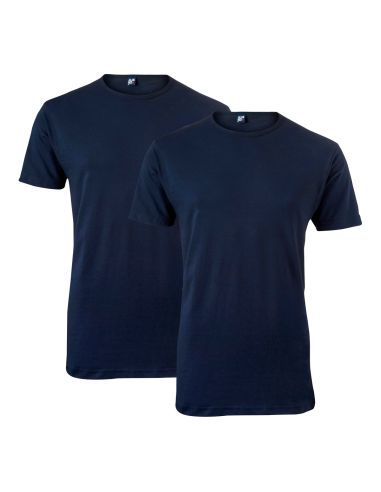 Alan Red T-Shirt Derby Lang 2er-Pack Marine