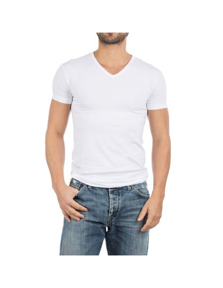 Alan Red V-Shirt Oklahoma 6Pack Blanca