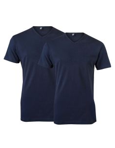 Alan Red V-Shirt Vermont 2er Pack Schwarz