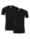 Alan Red V-Shirt Bamboo Baltimora Black