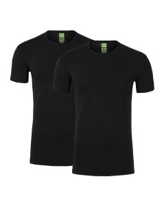 Alan Red T-Shirt Bamboo Bilbao Zwart