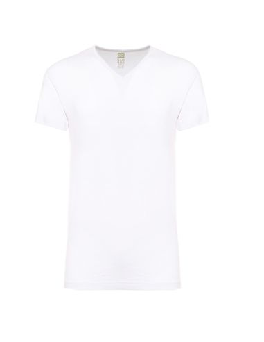 Alan Red V-Shirt Bamboo Baltimora Weiß