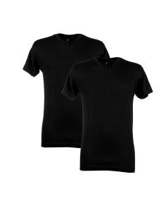 Alan Red V-Shirt West Virginia 2er-Pack Schwarz | Jetzt Kaufen