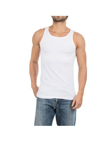 Alan Red Tank Top Oakland 2Pack White Alan Red Tank Top Oakland 2Pack White