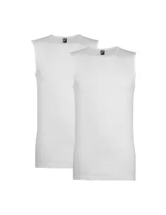 Alan Red Sleeveless Shirt Montana 2Pack Wit